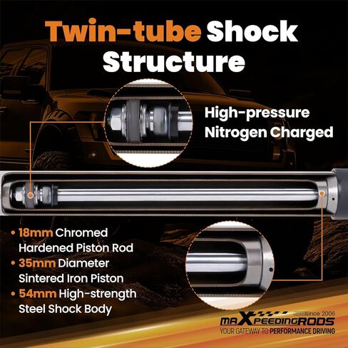 مثبت التوجيه maxpeedingrods لـ 1980-1996 Ford Bronco F-150 F-250 F-350، إصدار G1 in Kuwait