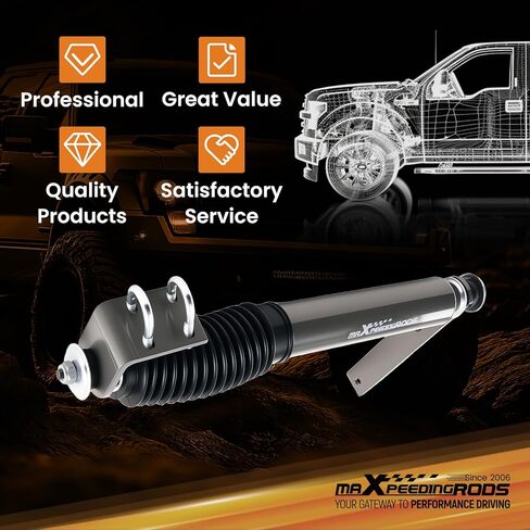 مثبت التوجيه maxpeedingrods لـ 1980-1996 Ford Bronco F-150 F-250 F-350، إصدار G1 in Kuwait