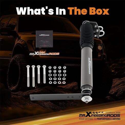 مثبت التوجيه maxpeedingrods لـ 1980-1996 Ford Bronco F-150 F-250 F-350، إصدار G1 in Kuwait