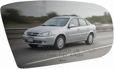 Burco 2671 Flat Driver Side Replacement Mirror Glass (Mount Not Included) for Chevrolet Classic, Malibu, Oldsmobile Cutlass (1997, 1998, 1999, 2000, 2001, 2002, 2003, 2004, 2005) in Kuwait