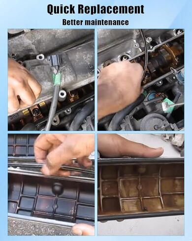 مجموعة حشية غطاء صمام المحرك متوافقة مع لكزس GS300 IS300 SC300 3.0L L6 2997cc استبدال VS50660R S50476، قطعتان in Saudi Arabia