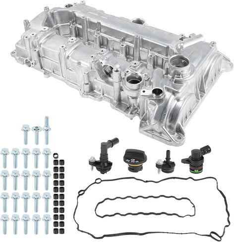 25204723 Aluminum Engine Valve Cover for Chevrolet Cruze Malibu Trax 2016-2022 Front Valve Rocker Cover with Gasket for Buick Encore 2016-2022 12699254/12636177/12366384/98MC22G in Kuwait