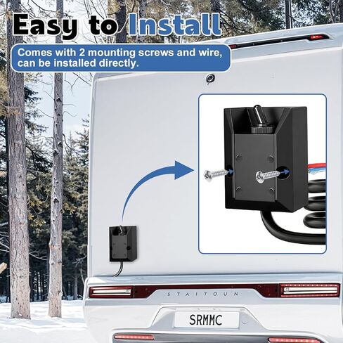 تبديل التبديل 12V 30A SPST 2 دبوس مقاوم للماء البحرية الصف الثقيلة على إيقاف التبديل مع غطاء الحذاء و 2FT قبل السلكية للسيارات قارب شاحنة RV in Kuwait