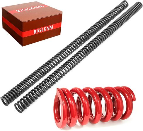 مجموعة الشوكة الأمامية والخلفية تناسب XR100R CRF100F CRF125FB عجلة كبيرة 1987-2004، نوابض دراجة نارية شديدة التحمل in Saudi Arabia
