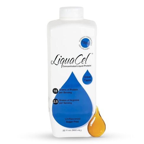 LiquaCel Concentrated Liquid Protein, Sugar-Free Ginger-Ale, 32oz Bottle – Collagen Whey Arginine in Saudi Arabia