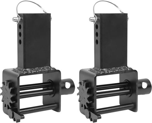 2 Pack Trailer Small Stake Pocket Winch, 5400 Lb Working Load/Utility Capacity#16200 Lb Break Strength, Heavy Duty Carbon Steel Tie Down Winch with Bar for Flatbed Trailers & Trucks in Saudi Arabia