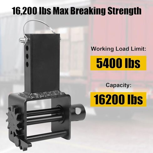 2 Pack Trailer Small Stake Pocket Winch, 5400 Lb Working Load/Utility Capacity#16200 Lb Break Strength, Heavy Duty Carbon Steel Tie Down Winch with Bar for Flatbed Trailers & Trucks in Saudi Arabia