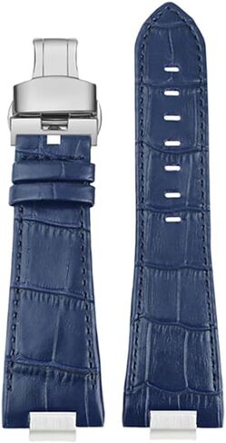 حزام ساعة جلدي بديل سريع الفك لـ Tissot PRX Super Player 1853 (الموديل: T137407A، T137410A) - نمط ذكر، مع فتحة محدبة in Kuwait