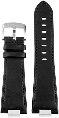 حزام ساعة جلدي بديل سريع الفك لـ Tissot PRX Super Player 1853 (الموديل: T137407A، T137410A) - نمط ذكر، مع فتحة محدبة in Kuwait