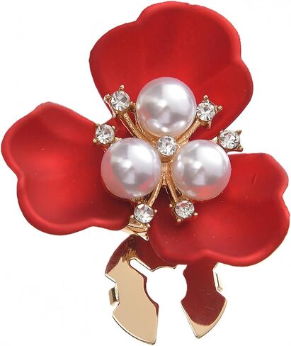 1Pc Luxury Imitation Shell Pearl Flower Shirt Sleeve Button Elegant Alloy Electroplated Cufflinks Button Cover Accessories in Saudi Arabia