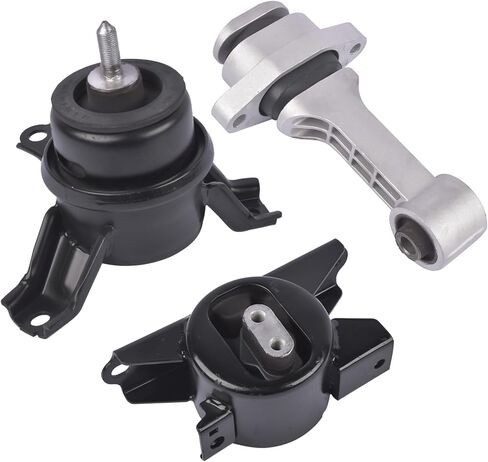 GELUOXI Bracket Motor & Trans Mount 3pc Replacement for Kia Soul 1.6L 2.0L 2010-2011 Auto Transmission A7190 A71020 in Saudi Arabia