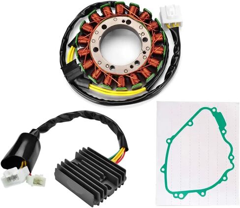 Compatible with CBR 929 900 Engine Stator Coil Voltage Regulator Rectifier for CBR929 CBR900 RRY RR1 2000 2001 Universal Fit Aftermarket Replacement Accessory with Gasket(B) in Saudi Arabia
