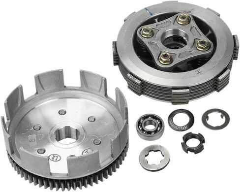 Universal Fit 150cc 160cc Motorcycle Clutch Assembly Compatible with YX YinXiang 140 150 160 CC 2V 4V W063 W150-5 Horizontal Engine Dirt Pit Bike Parts Aftermarket Replacement(with Parts) in Saudi Arabia