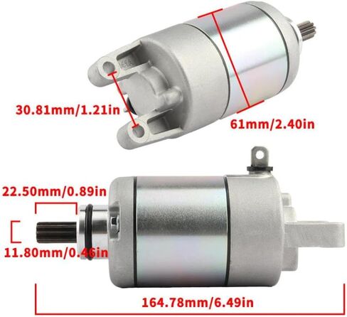 Compatible with CZD X-MAX 250 300 EVOLIS 300 2015 2016 2017 2018 Dirt Pit Bike Universal Starter Motor Replacement for B74-H1890-00 Aftermarket Replacement in Saudi Arabia