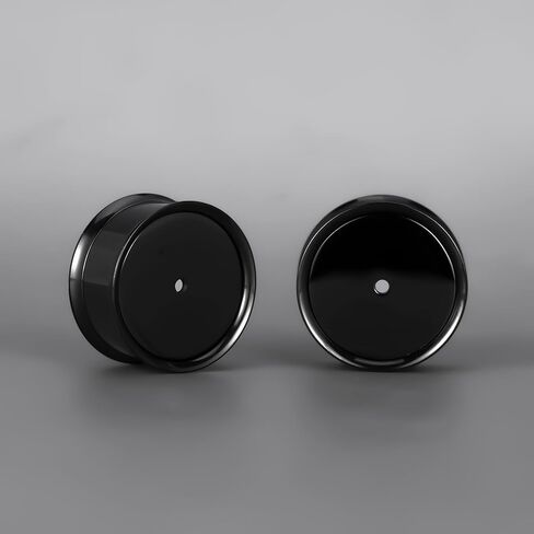 قطعتان من أنفاق الأذن ذات النسيج المطروق من فانكولا، سدادات مزدوجة مضيئة من الفولاذ الطبي لتمديد الأذن (8 مم - 16 مم)، مجوهرات للجسم لا تسبب الحساسية، مقاسات للجنسين 0 جم 00 جم، هدية ممتازة للنساء والرجال in Kuwait