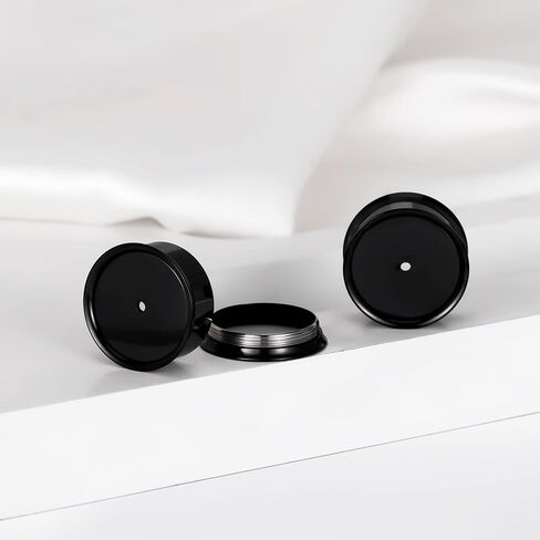 قطعتان من أنفاق الأذن ذات النسيج المطروق من فانكولا، سدادات مزدوجة مضيئة من الفولاذ الطبي لتمديد الأذن (8 مم - 16 مم)، مجوهرات للجسم لا تسبب الحساسية، مقاسات للجنسين 0 جم 00 جم، هدية ممتازة للنساء والرجال in Kuwait