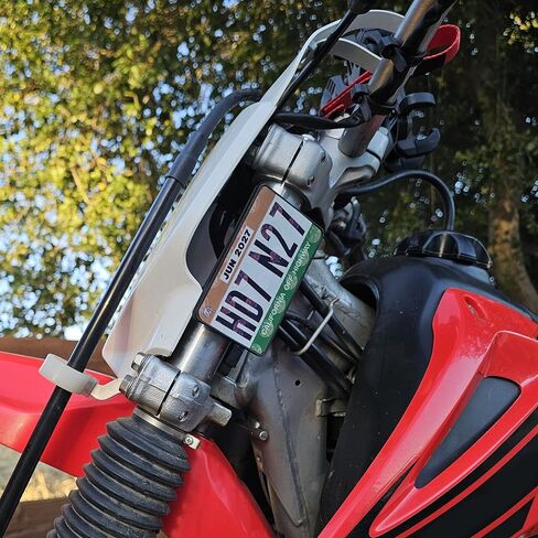 لوحة تثبيت لاصقة خضراء لتسجيل OHV من كاليفورنيا للدراجات الترابية تناسب Honda/Yamaha/KTM/Kawasaki in Kuwait