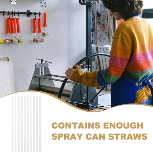 10Pcs Thin Spray can Replacement Straws Flexible Aerosol can Tubes for Precise Spray in Automotive Repair and Household Use in Saudi Arabia