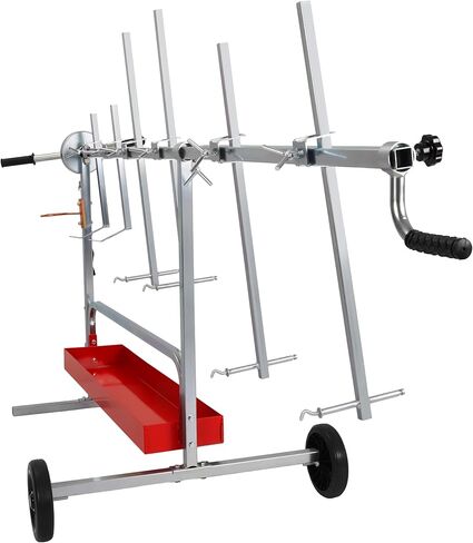 Auto Body Paint Rack, 6-Tier 360-Degree Rotating Tree-Style Stand for Automotive Bumpers Fenders Doors Hoods Universal Rotating Parts Holder Painting Workbench in Saudi Arabia