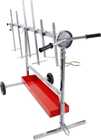 Auto Body Paint Rack, 6-Tier 360-Degree Rotating Tree-Style Stand for Automotive Bumpers Fenders Doors Hoods Universal Rotating Parts Holder Painting Workbench in Saudi Arabia