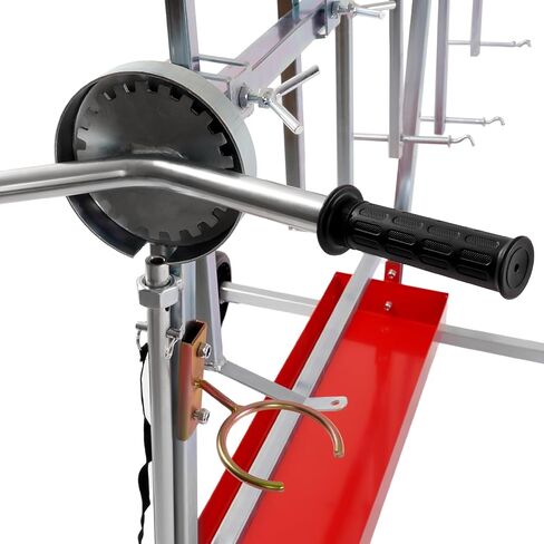 Auto Body Paint Rack, 6-Tier 360-Degree Rotating Tree-Style Stand for Automotive Bumpers Fenders Doors Hoods Universal Rotating Parts Holder Painting Workbench in Saudi Arabia