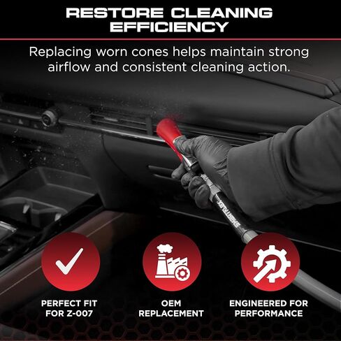 تورنادور TM-016 بديل مخروطي صغير لـ Z-007 | قطع غيار المصنع | تصميم متين بمسمار | يحافظ على تدفق الهواء والأداء | مثالية لتفاصيل السيارات in Kuwait
