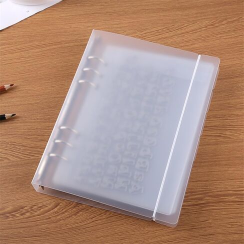 Briartw 3 Pcs A5 6 Ring Binder for Home Office School Supply,1'' Round-Ring Storage Book Binder,Storage Folder,Holds Up to 8x5.7 for Paper,Documents and Page Protectors Pockets in Saudi Arabia
