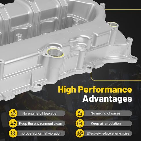 25204723 Engine Valve Cover Compatible with 2016-2022 Chevy Malibu Buick Encore, for 2016 2017 2018 2019 Cruze, 2021 2022 Trax 1.4L 1.5L with Gasket Kit Replace for 12699254 98MC22G 12636177 12366384 in Kuwait