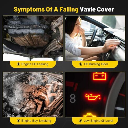 25204723 Engine Valve Cover Compatible with 2016-2022 Chevy Malibu Buick Encore, for 2016 2017 2018 2019 Cruze, 2021 2022 Trax 1.4L 1.5L with Gasket Kit Replace for 12699254 98MC22G 12636177 12366384 in Kuwait