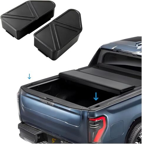 Shademax Bed Rail Stake Pocket Covers Fit for Chevrolet Silverado EV/GMC Sierra EV 2026 2025 2024 Accessories Rear Holes Truck Bed Rail Hole Plugs Silicone Stake Pocket Caps Cover (Set of 2) in Saudi Arabia