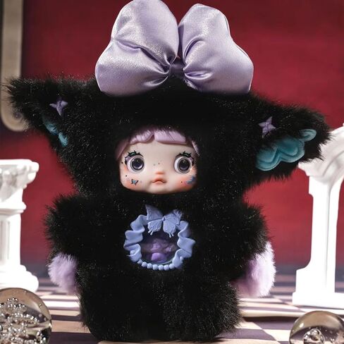 Nommi Blind Box Plush Figures, Cute Vinyl Blind Box Nommi Plush, Collectible Nommi Fantasy World Series, Kawaii Action Figure Mystery Box for Gifts, Single Box (1 of 7 Possible Styles) in Kuwait