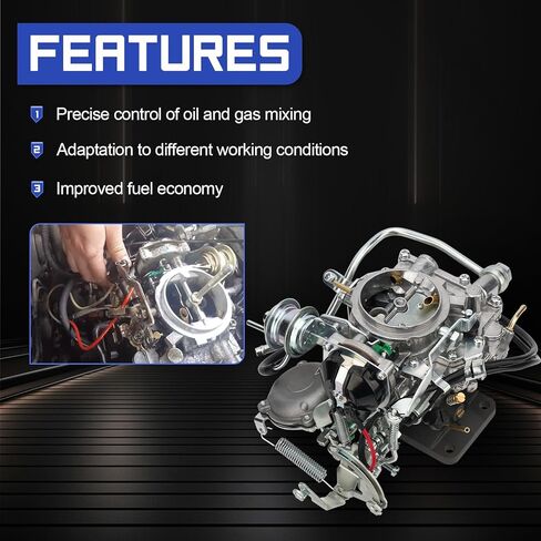 21100-16540 2 Barrel Carburetor For Toyota Corolla 4AF 1.6L 1987-1991 L4 Engine Replaces# 2110016540 (Automatic Choke) in Saudi Arabia