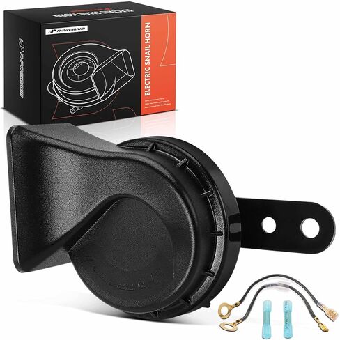 A-Premium Snail Horn Low Tone Universal Electric Horns - 12V 110dB - Compatible with most Universal Car, Trucks, Scooter, Motorcycles & Special Vehicles, 80 mm in Kuwait