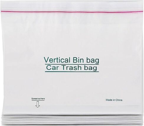 20PCS Disposable Car Garbage Bin Bags, Self Adhesive Waste Bags Car Trash Bag without Leaving Marks, Portable Vomit Bags Disposable for Car, Travel, Boat, Plane, Camping and Offices in Kuwait