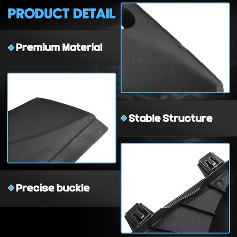 Front Windshield Wiper Cowl Side Extension Trim Left and Right Fit For Chevrolet Silverado 2014-2019 1500 2500 3500 Fit For GMC Sierra 2014-2019 Corner Cover Bezel Pair Replaces 23178017 23178018 in Saudi Arabia