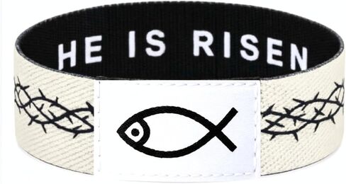 Lusinus Bible Verse Bracelets with Touch Chip, Tap to Read Scripture, Christian & Jesus Bracelets for Men Women Teens, Easter Gifts for Teens, Lent Faith Gifts in Kuwait