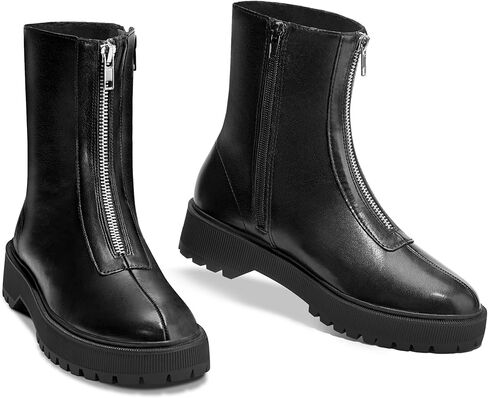Perphy Platform Zipper Chunky Heel Chelsea Boots for Women in Saudi Arabia