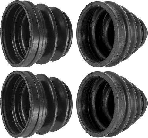 Caltric Rear Axle Inner and Outer CV Boot Kit Compatible with Kawasaki Teryx4 750 KRT750 2012-2013 x2 in Saudi Arabia