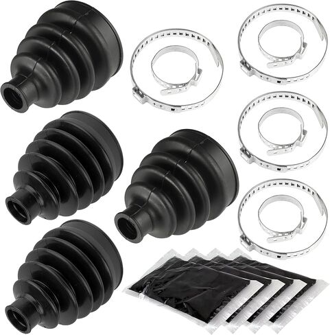 مجموعة أحذية CV للمحور الأمامي الداخلي والخارجي من Caltric متوافقة مع Can-am Outlander 650 4X4 Xt Xtp 2006-2012 / Outlander Max 650 Xt Xtp 2006-2012 in Kuwait