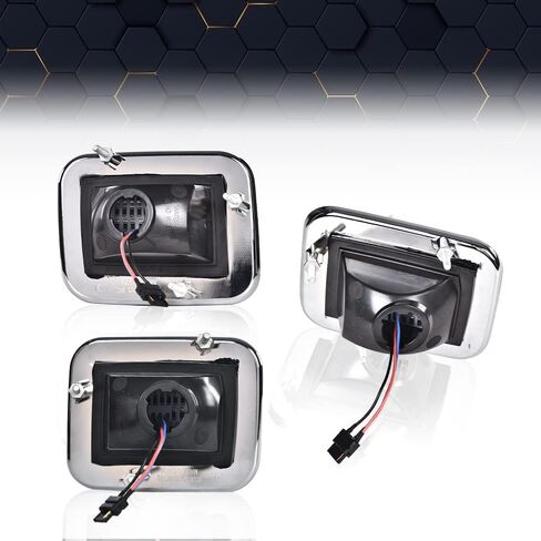 PIT66 LED Front Turn Signal Light Corner Parking Lamps, Compatible with Hummer H2 2003-2008/Compatible with Hummer H2 SUT 2005-2008 Left and Right Clear Lens Clear Housig in Saudi Arabia
