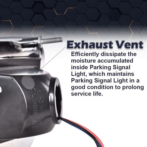 PIT66 LED Front Turn Signal Light Corner Parking Lamps, Compatible with Hummer H2 2003-2008/Compatible with Hummer H2 SUT 2005-2008 Left and Right Clear Lens Clear Housig in Saudi Arabia