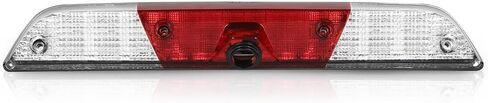 G-PLUS Third 3rd Brake Light LED w/Camera Tow Vision High Mount Fit Ford F150 F250 2017 2018 2019 2020 2021 2022 High Mount Stop Lights Red & Clear Lens Chrome Housing in Kuwait