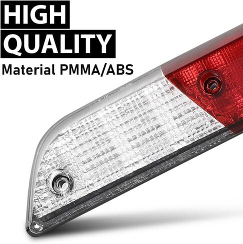 G-PLUS Third 3rd Brake Light LED w/Camera Tow Vision High Mount Fit Ford F150 F250 2017 2018 2019 2020 2021 2022 High Mount Stop Lights Red & Clear Lens Chrome Housing in Kuwait