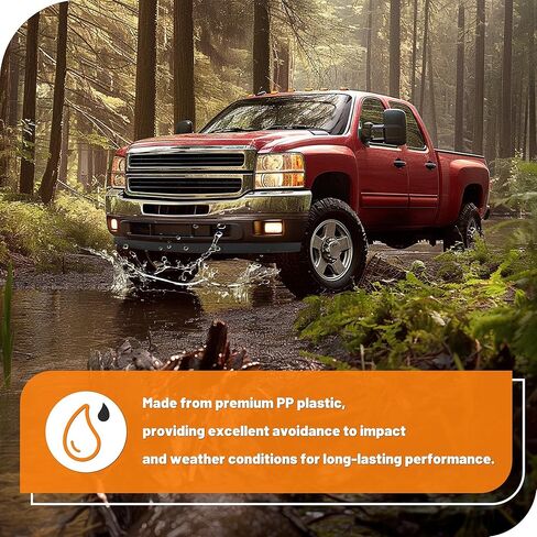 KUAFU Front Lower Valance Compatible with 2003-2007 Chevy/Chevrolet Silverado 3500HD 1500 2500 Avalanche 10386198 GM1092200 Bumper Air Deflector Extension W/O Body Cladding PP Plastic in Saudi Arabia