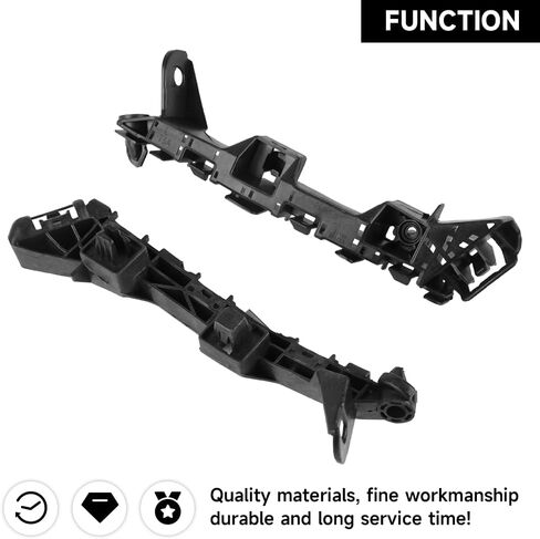 1 Pair Left and Right Side Front Bumper Bracket Bumper Retainer Support - Compatible for Honda Fit 1.5L L4 - Gas 2015-2020 - Replace Part 71193-T5A-000, 71198-T5A-000 in Saudi Arabia