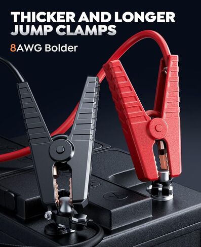 TREKURE Car Battery Jump Starter 8000A 26800mAh, Portable Car Jump Starter for All Gas and 14L Diesel Engines, Power Bank & Battery Jumper, Portable Jump Box Car Battery with Fast Charge, LED Light in Kuwait