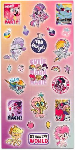 My Little Pony Folder Set - MLP Bundle with 4 Laminated Folders with 2 Pockets Each for Office, Classroom, Plus More | My Little Pony School Supplies in Saudi Arabia