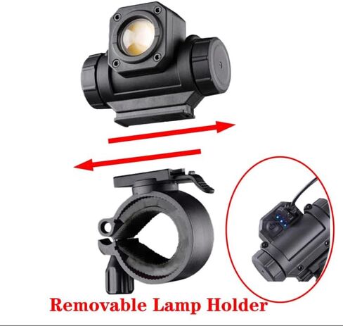 مسدس رش الطلاء الخفيف للسيارة، نظام إضاءة كهربائي مع شاحن USB أبيض/دافئ، ضوء LED بلونين in Kuwait