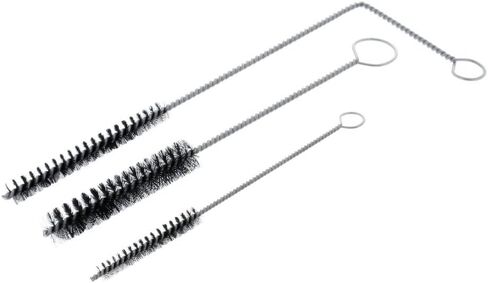 17pcs Multi-Purpose Spray Gun Cleaning Kit Car Cleaning Tools - Nylon Brushes Mini Brushes & Needles Metal Tube Cleaning Brush for Clean Airbrush Nozzles in Kuwait