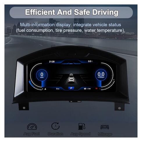 مجموعة أدوات رقمية للسيارة مقاس 12.3 بوصة شاشة LCD للوحة القيادة LCD متوافقة مع Opel Astra 2004-2010 in Kuwait